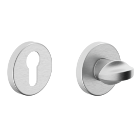 Ручка AIRONE на круглой розетке VIS матовый хром