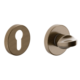 Ручка AIRONE на круглой розетке VIS блестящая бронза