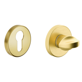 Ручка AIRONE на круглой розетке VIS матовая латунь