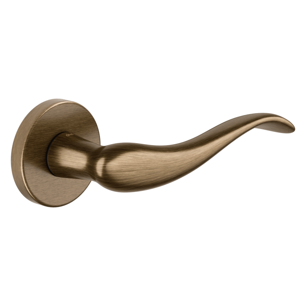 Ручка AIRONE на круглой розетке VIS блестящая бронза