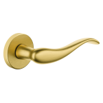 Ручка AIRONE на круглой розетке VIS матовая латунь